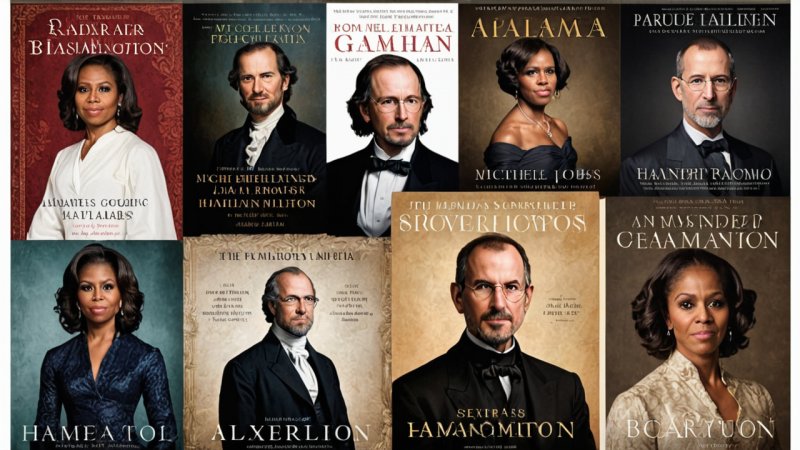 historical biographies, bestselling biographies, inspiring lives, Alexander Hamilton, Michelle Obama, Steve Jobs, literary trends, biography analysis, resilience, storytelling