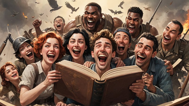 humor in fiction, literature, storytelling, heavy themes, character development, reader engagement