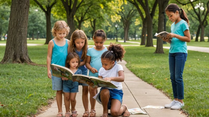 interactive reading, children literature, reading experiences, story walks, dramatic read-alouds, book clubs, storytelling apps, crafts for kids