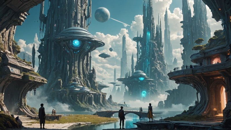 fantasy literature, technology, world-building, interactive storytelling, augmented reality, virtual reality, AI, multimedia storytelling, dystopia, magic